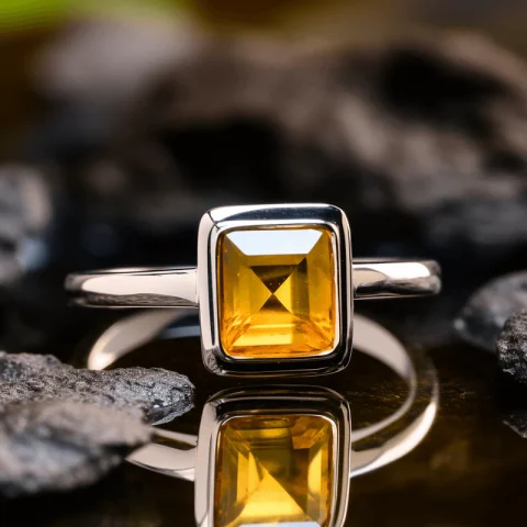 Yellow Sapphire Ring